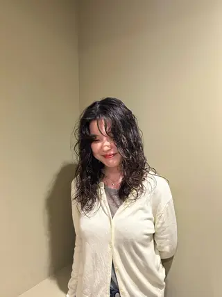 ロング パーマ 🌷下野 莉果/ボブ /パーマ/メンズ🌷のヘアスタイル