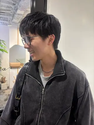 メンズ Hana/ハイトーン /レイヤーカットのヘアスタイル