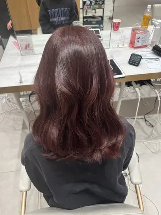 セミロング メンズ 透明感カラー/似合わ せ前髪/柴田礼空のヘアスタイル