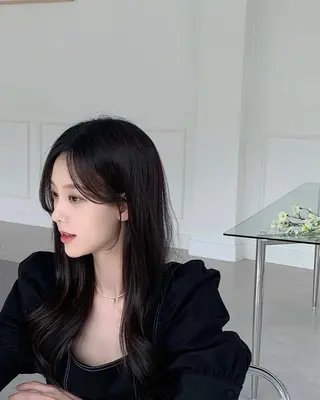 セミロング カラー 莉乃/縮毛矯正/髪質 改善/艶カラーのヘアスタイル