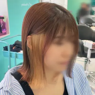 ショート カラー Natsuki🤍 透明感×艶カラー🫧のヘアスタイル