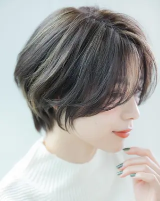 ショート 岩崎 秀之のヘアスタイル