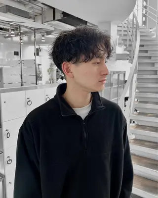 ショート パーマ メンズ メンズ🔥 撮影モデル募集のヘアスタイル
