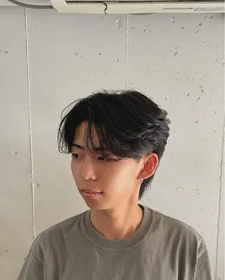 ショート パーマ メンズ arti所属・坂口 歩夢のヘアスタイル