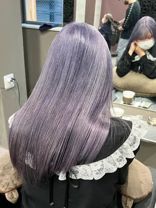 ロング カラー Via officialのヘアスタイル