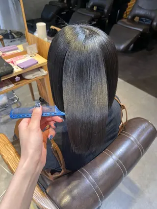 ミディアム bel./arie ⠀ ⠀ ⠀のヘアスタイル