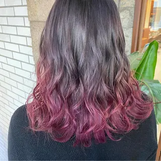 セミロング カラー 萩原 凌✄のヘアスタイル