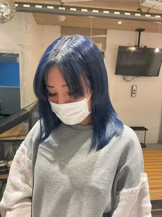 ミディアム カラー 艶ハイトーン👑♡ NATSUKIのヘアスタイル