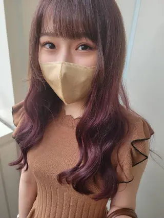 ロング カラー ママ美容師まつげ 🤍まき🤍のマツエク・マツパデザイン