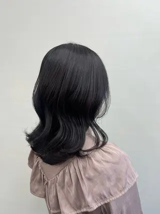 ミディアム カラー 🐈‍⬛吉澤 汀彩🐈‍⬛のヘアスタイル