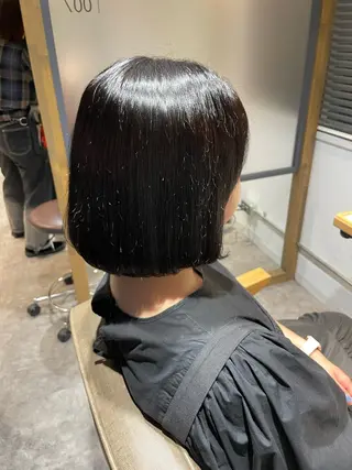 ミディアム カラー 渡辺 夢吏のヘアスタイル
