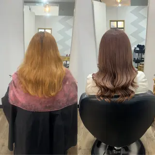 ロング カラー 髙橋 李里亜のヘアスタイル