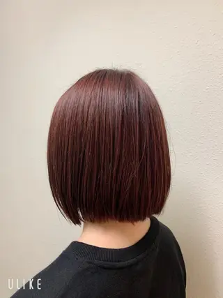 ミディアム カラー エンドウ ミノリ🤎 /半個室/レイヤーのヘアスタイル