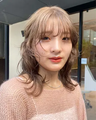 ミディアム カラー Marina /表参道のヘアスタイル