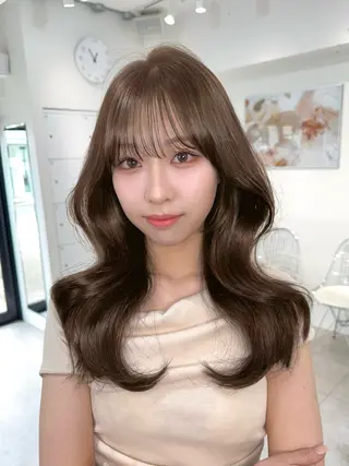 ロング カラー ヘアアレンジ ONYX【オニキス】所属・韓国レイヤーカット/ 髪質改善/郷家拓斗のヘアスタイル