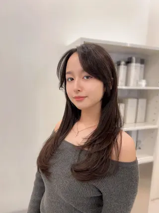 ロング ✨上品可愛い 垢抜けカラー/後藤✨のヘアスタイル