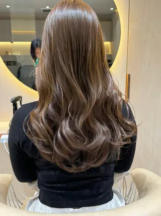 セミロング 🩵縮毛矯正・ボブ 岩原朋也🩵のヘアスタイル