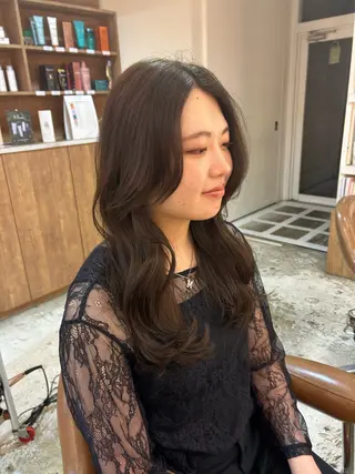 ロング unsarto所属・レイヤー💫パーマ 🌙 nanacoのヘアスタイル