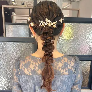 セミロング ヘアアレンジ 高橋澪🥂 似合わせstyle.のヘアスタイル