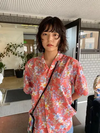 ミディアム パーマ GATTACA所属・KEI gattacaのヘアスタイル