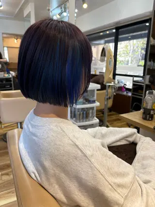 ショート カラー ☘️ボブ、レイヤー お任せを♪☘️宇梶のヘアスタイル