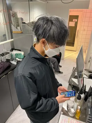 ショート カラー パーマ メンズ 🔥札幌No.1🥇 パーマ特化美容師🔥のヘアスタイル