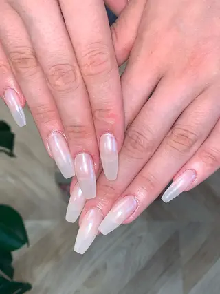 ネイル NES NAIL所属・さゆり￤推しキャラ ￤ロングネイル🩷のネイルデザイン