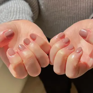 ネイル 🎀チーク/ちゅるん 🫧chisa🎀のネイルデザイン