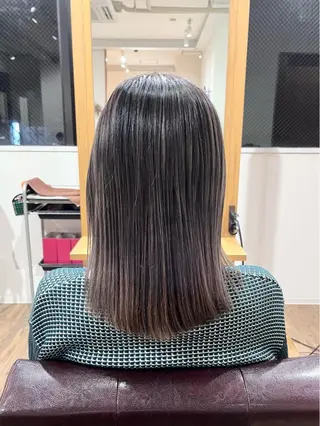 ミディアム カラー KIZU 髪質改善 オカルト怪談のヘアスタイル