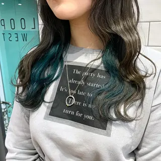 ロング カラー 原山 直人のヘアスタイル