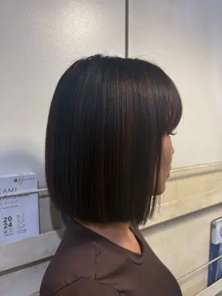 ミディアム レイヤーカット/ 管原久遠のヘアスタイル