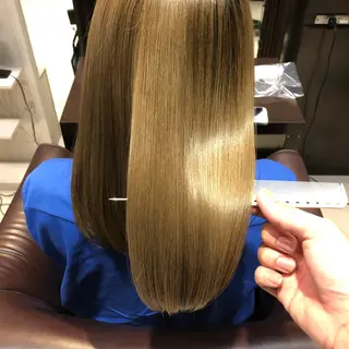 セミロング 心斎橋 美髪職人　近江のヘアスタイル