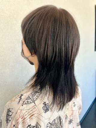 ミディアム 髪質改善⚡️カラー 🍀武久 誠🍀のヘアスタイル