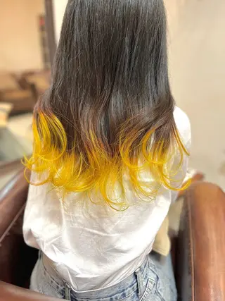 ロング Belle 並木通り店所属・rena/ パーマ/カラーのヘアスタイル