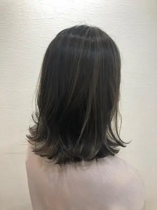 セミロング カラー 💫髪質改善矯正 MIHO💫のヘアスタイル