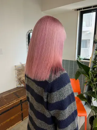 ミディアム カラー 🩷ハイトーン透明感 レイヤー🩷ユリカのヘアスタイル