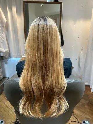 ロング 8.9月カットモデル ✨募集中✨河本玲奈のヘアスタイル