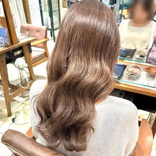 ロング カラー ヘアアレンジ 吉水 彩乃 /ボブ/透明感カラーのヘアスタイル