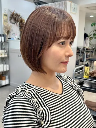 ミディアム an🦋ショートボブ 【東日本橋】のヘアスタイル