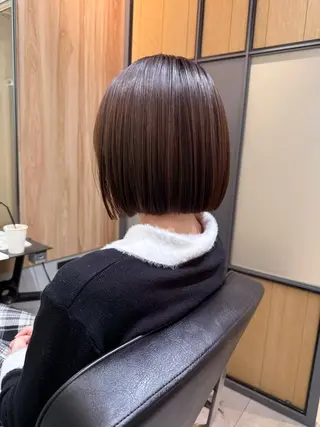ショート カラー 神戸ボブ✂️ ioe三宮/田 伸佳のヘアスタイル