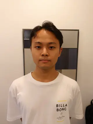 ショート メンズ unfeigned02所属・おーした /カットモデル伏見栄のヘアスタイル