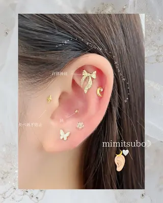 キッズ 耳つぼジュエリー🌙 Moon*のエステ・リラクイメージ