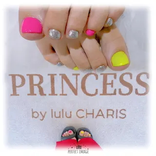 ネイル PRINCESS by lulu CHARIS所属・Le Lien nail💎chieのネイルデザイン