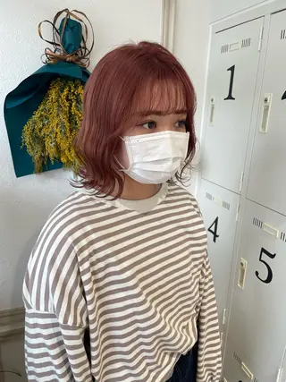 ミディアム カラー パーマ ヘアアレンジ キッズ ネイル マツエク・マツパ アイブロウ belta.🌱 安藝夏花🌻のヘアスタイル