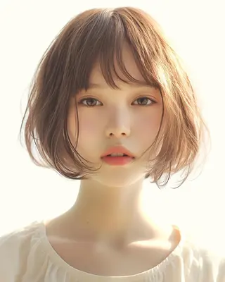 カラー 上田 桃子のヘアスタイル
