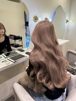 ロング カラー ヘアアレンジ minilu  by   LuLuca所属・高谷 凜のヘアスタイル