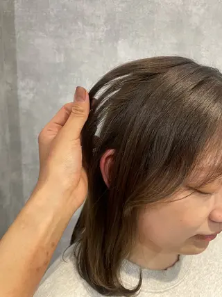 ミディアム 🌐NATSUMI 🌐【寒色カラー】のヘアスタイル