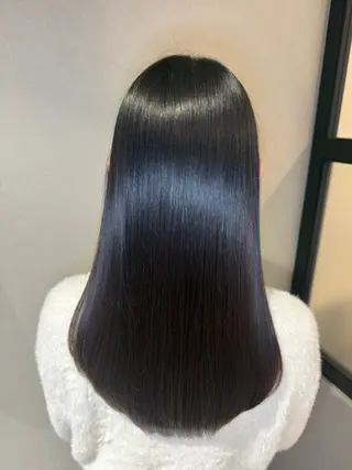 セミロング カラー 髪質改善✖️ 艶髪の 仕立て人 ✨永山正太のヘアスタイル