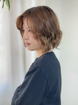 ミディアム 園田 渉 ◤SHIKIO◢のヘアスタイル