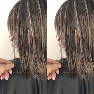 ミディアム カラー ブリーチカラー🌈 石垣翔太のヘアスタイル